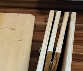 Porodní box složené stěny Porodní box složené stěny